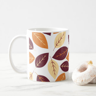 Enkel Höst löv Kaffemugg