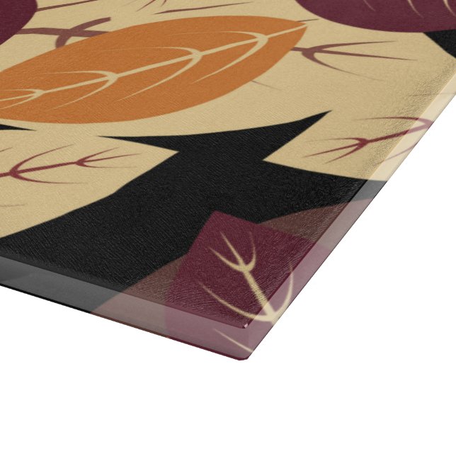 Enkel Höst löv Mörk (Hörn)