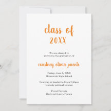 Enkel icke-fotomodern Orange Studenten