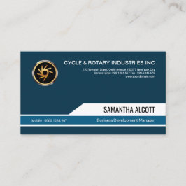 Enkel idérik modern blåttutvecklingschef visitkort