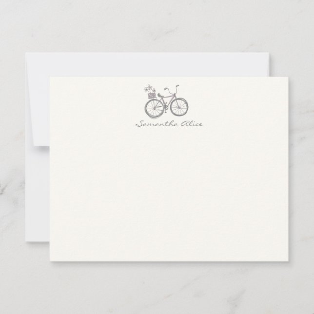 Enkel illustration av Grått i Namn-cykel i Personl Anteckningskort (Framsida)