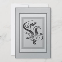 Enkel inbjudan att delta i elasbröllop