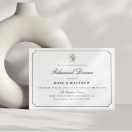 enkel inbjudan att ta emot äktenskap med typografi