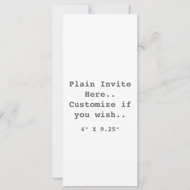 Enkel inbjudan.. inbjudningar (Framsida)