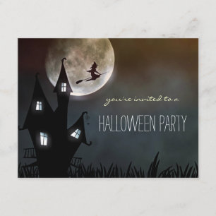 Enkel inbjudan till barn eller Vuxen i Halloween f