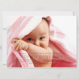 Enkel inbjudan till Ceremony Annaprashan, första R