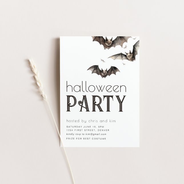 Enkel inbjudan till Halloween fest (Skapare uppladdad)
