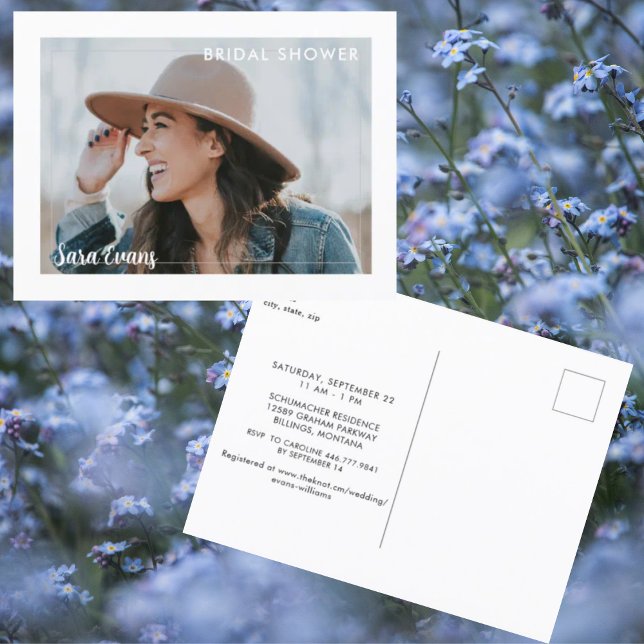 Enkel inbjudan till Photo Möhippa White (Skapare uppladdad)