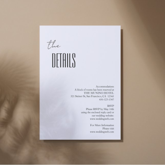 Enkel information om minsta möjliga Svartvitt Bröl Tilläggskort (Skapare uppladdad)