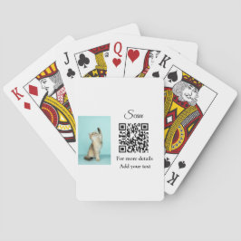 Enkel information om namn för djur QR-kod lägg til Casinokort