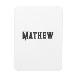 enkel initial bokstavsmonogram lägg till ditt namn magnet