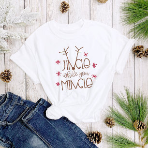 Enkel jingle medan du minglar jul Kvinnor T Shirt