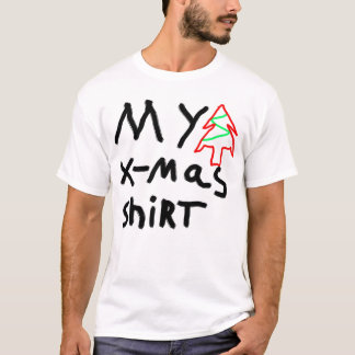 Enkel julaftonskjorta tee shirt