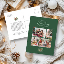 Enkel julfärgsfoto för lövning