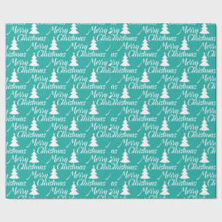 Enkel julgran för turkos presentpapper