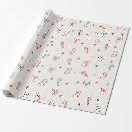 Enkel julklappspapper presentpapper