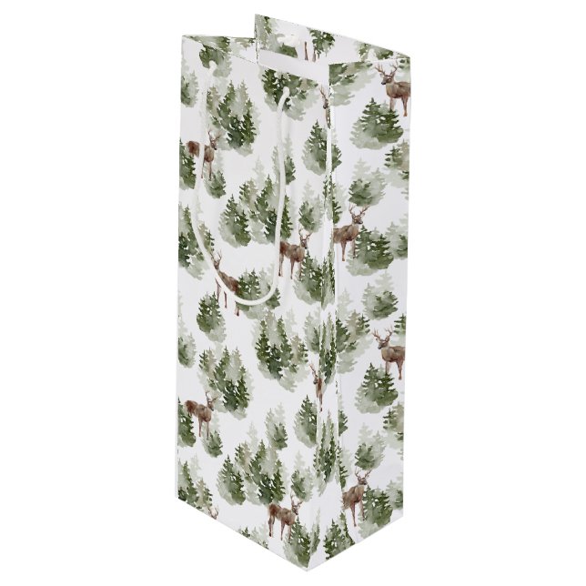 Enkel julstämning för rustiska vinterskogar (Framsidan Vinklad)