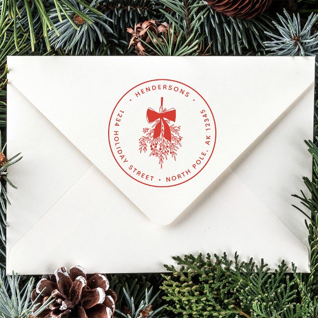 Enkel jultomte, Returadress Stämpel (Skapare uppladdad)