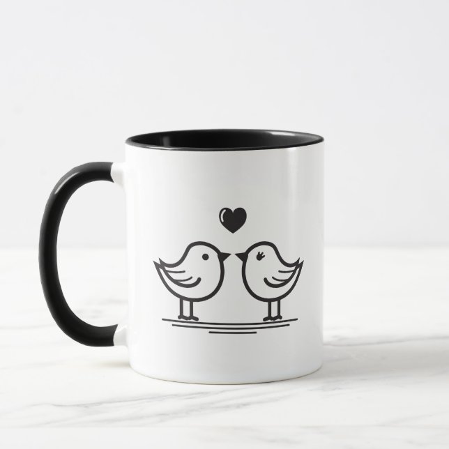 Enkel kaffe koppar & Mugg-design - sladd (Vänster)