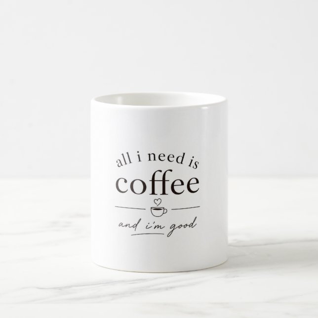 Enkel kaffecitatmugg ☕ Rent estetisk formspråk Kaffemugg (Center)