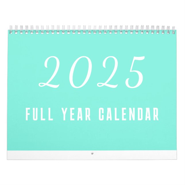 Enkel kalender 2025 - minimalistisk (Omslag)