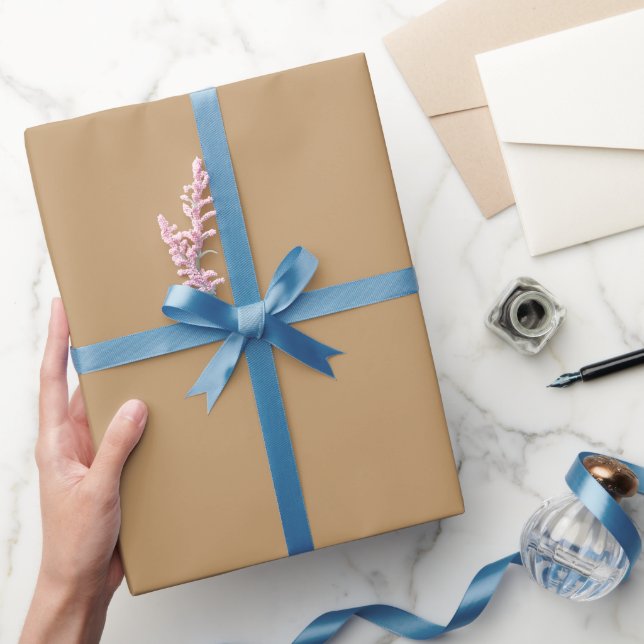 Enkel Kamelfärgad Nyans Presentpapper (Gifting)