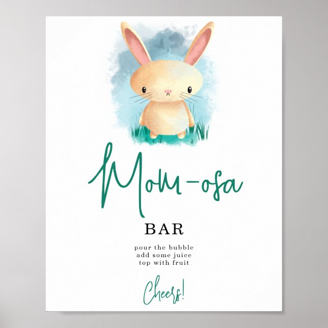 Enkel kanin mOM-osa bar  Poster (Framsidan)
