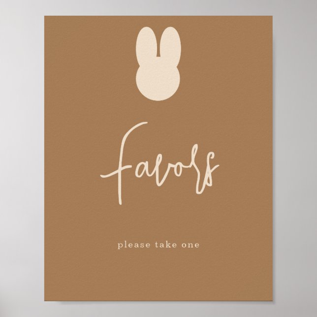 Enkel kanin Tack / Förmån  Poster (Framsidan)