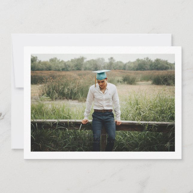 Enkel, kantad fotomodern designvarning meddelande (Framsida)