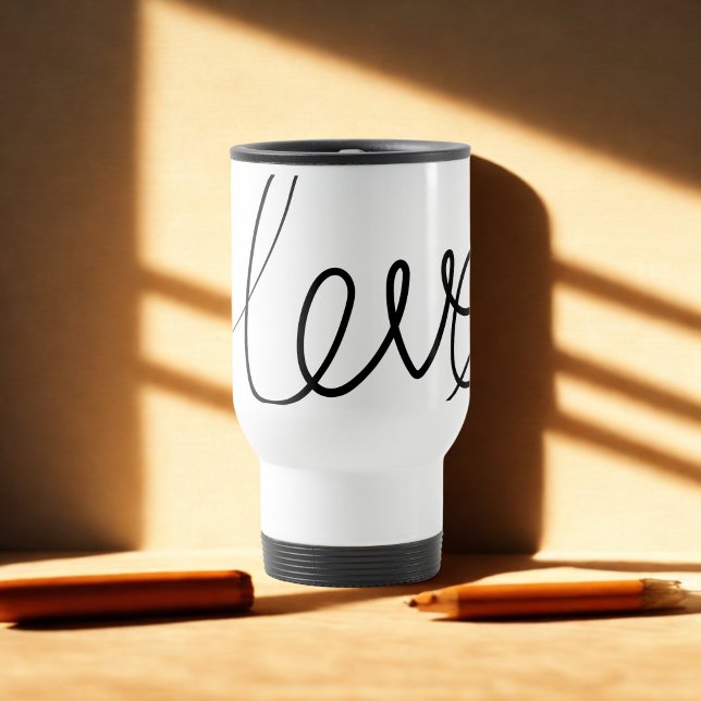 Enkel kärlek designad resetermisk resemugg (Skapare uppladdad)