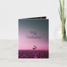 Enkel Kärlek på Horisont Photo Valentine Card