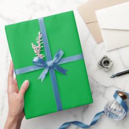 Enkel Kellygrön färgnyans Presentpapper