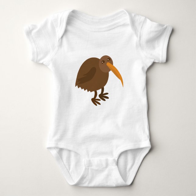Enkel KIWIfågel Tee Shirt (Framsida)