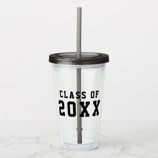 Enkel klass för variationsgrad för år take away mugg (Framsida)