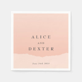 Enkel klassi Personlig Bröllop Napkins Pappersservett