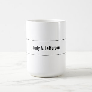 Enkel, klassisk minimalistisk kaffemugg