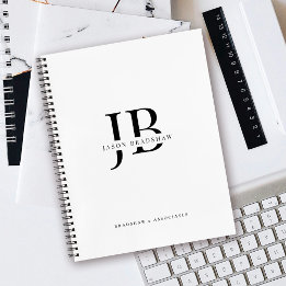 Enkel Klassisk Professionell Monogram och Namn