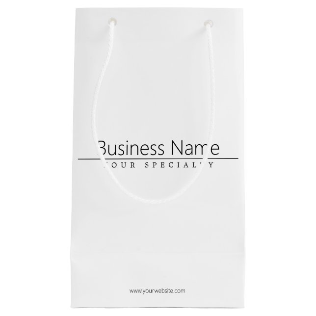 Enkel Klassisk Svart Text på Vitt (Framsidan)