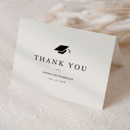 Enkel klassisk svart-vit fotoutexaminerings  tack kort