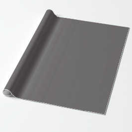Enkel kolgrå färgnyans presentpapper