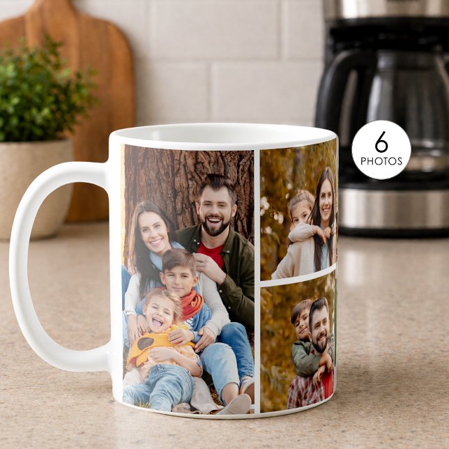 Enkel kollage med 6 bilder kaffemugg (Skapare uppladdad)