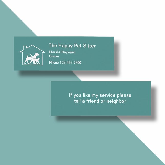 Enkel kompakt per plats mini visitkort (Skapare uppladdad)