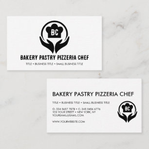 Enkel konditor Bageri Pizzeria Kock Visitkort