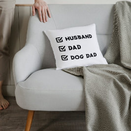 Enkel kontrollstämpel för Pappa vid Make Pappa Hun Kudde
