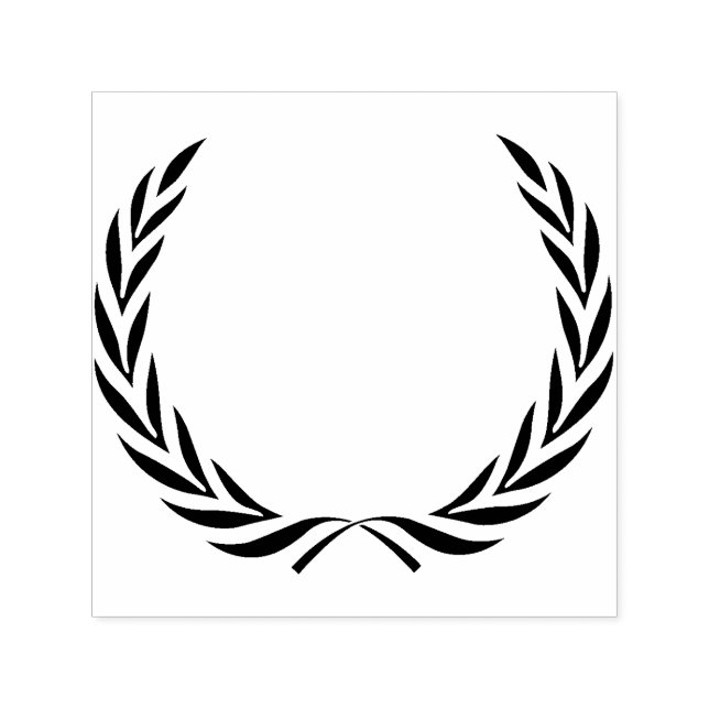 Enkel kranSilhouette Självfärgande Stämpel (Design)