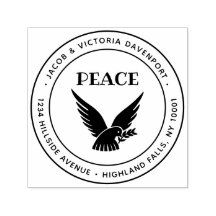 Enkel kristen Dove & Peace-Returadress