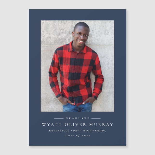 Enkel kungsmagnet för studenten i den klassiska fl (Framsida)