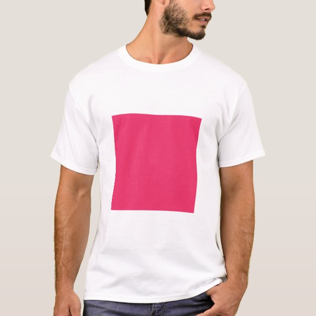 Enkel kvadrat - Regal Red Tee Shirt (Framsida)