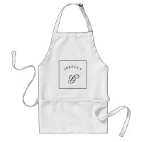 Enkel kvadratisk Logotyp Monogram Kitchen