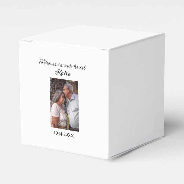 enkel Lägg till din fototext minnessak Presentaskar (Framsidan Sidan)
